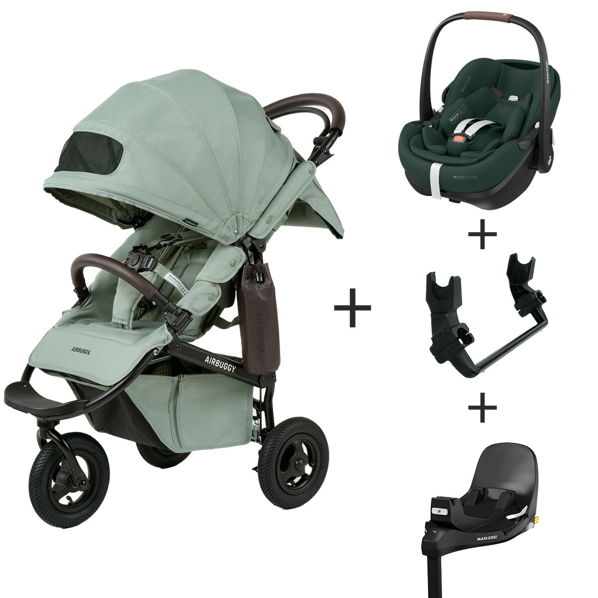 楽天市場】【レビュー特典あり】 エアバギー × マキシコシ お出かけ4点