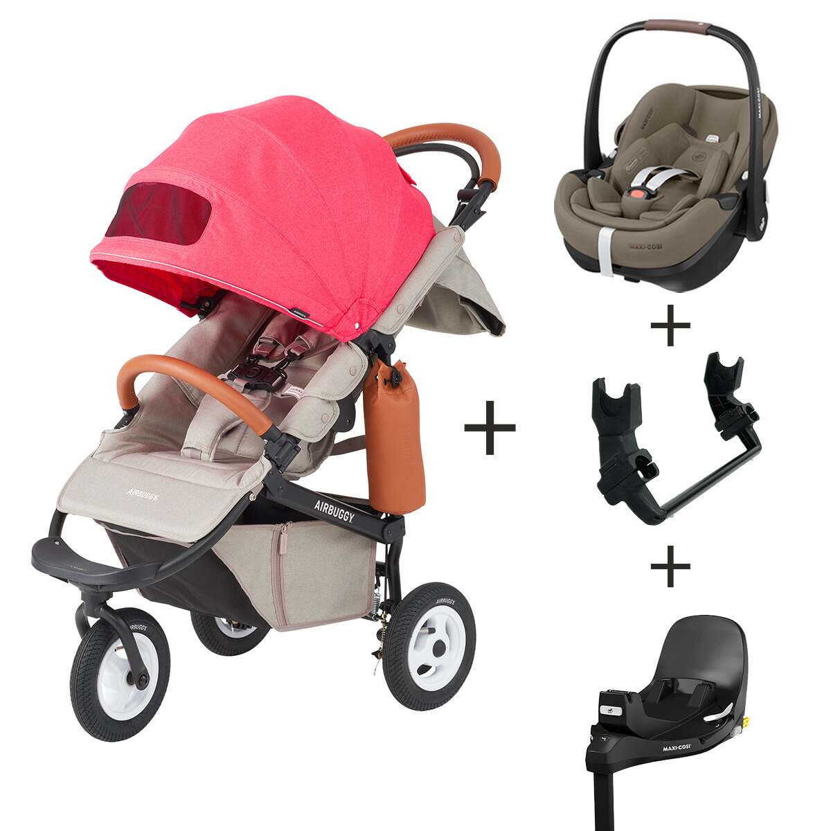 楽天市場】【レビュー特典あり】 エアバギー × マキシコシ お出かけ4点