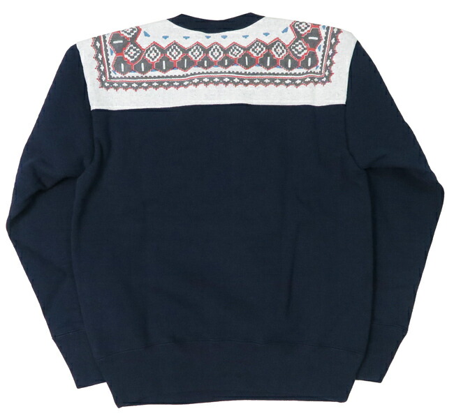 楽天市場】デラックスウェア DELUXEWARE 雪柄 ハーフジップ スウェット