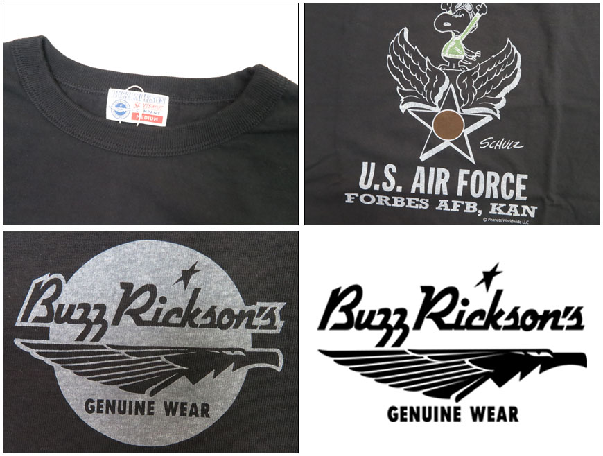 楽天市場】バズリクソンズ BUZZ RICKSON'S 長袖 Tシャツ ピーナッツ