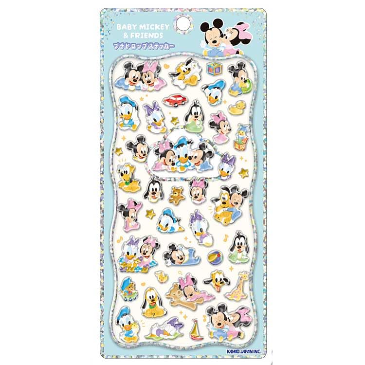 楽天市場】カミオジャパン ディズニーベビー プチドロップステッカー