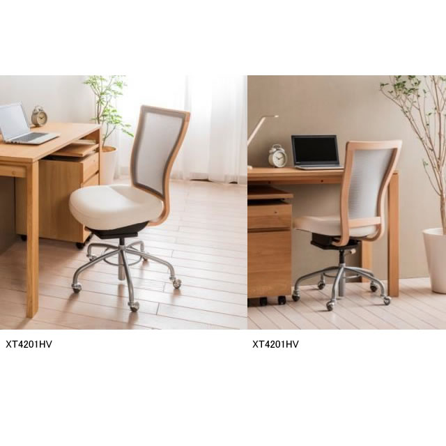 楽天市場】カリモク ダイニングチェア 合成皮革張 デスクチェアー XT42