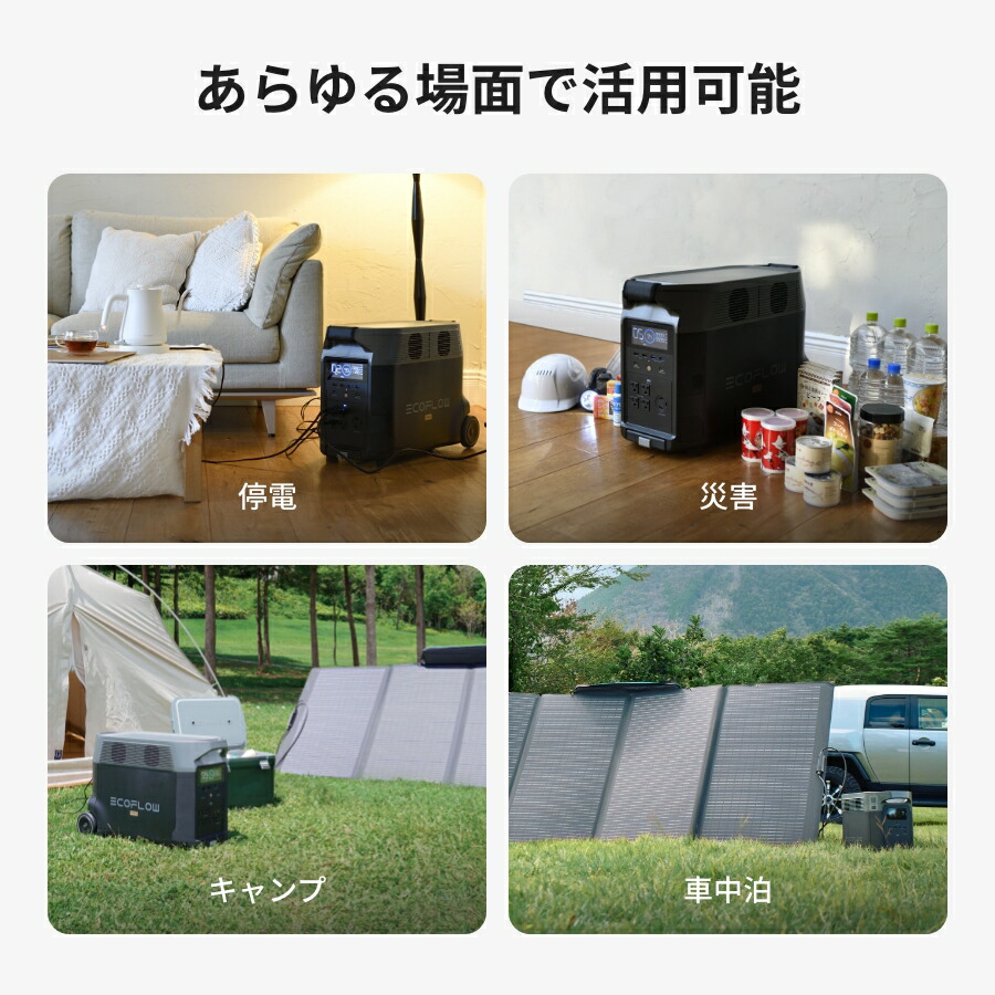 楽天市場】【クーポン利用で75,900円 3/4 20:00~】EcoFlow ソーラー