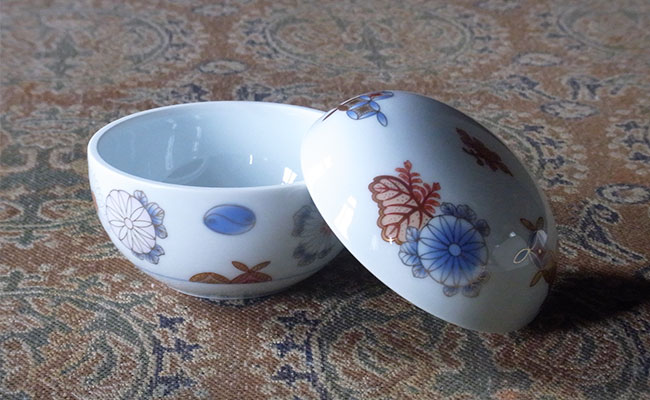 楽天市場】【ふるさと納税】深川製磁 【有田焼】菊七宝 ボンボニエール