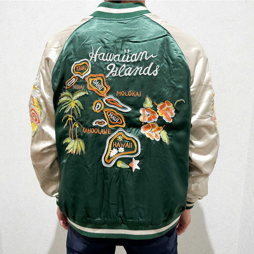 楽天市場】【ふるさと納税】【選べるサイズ】ハワイ柄刺繍リバーシブル