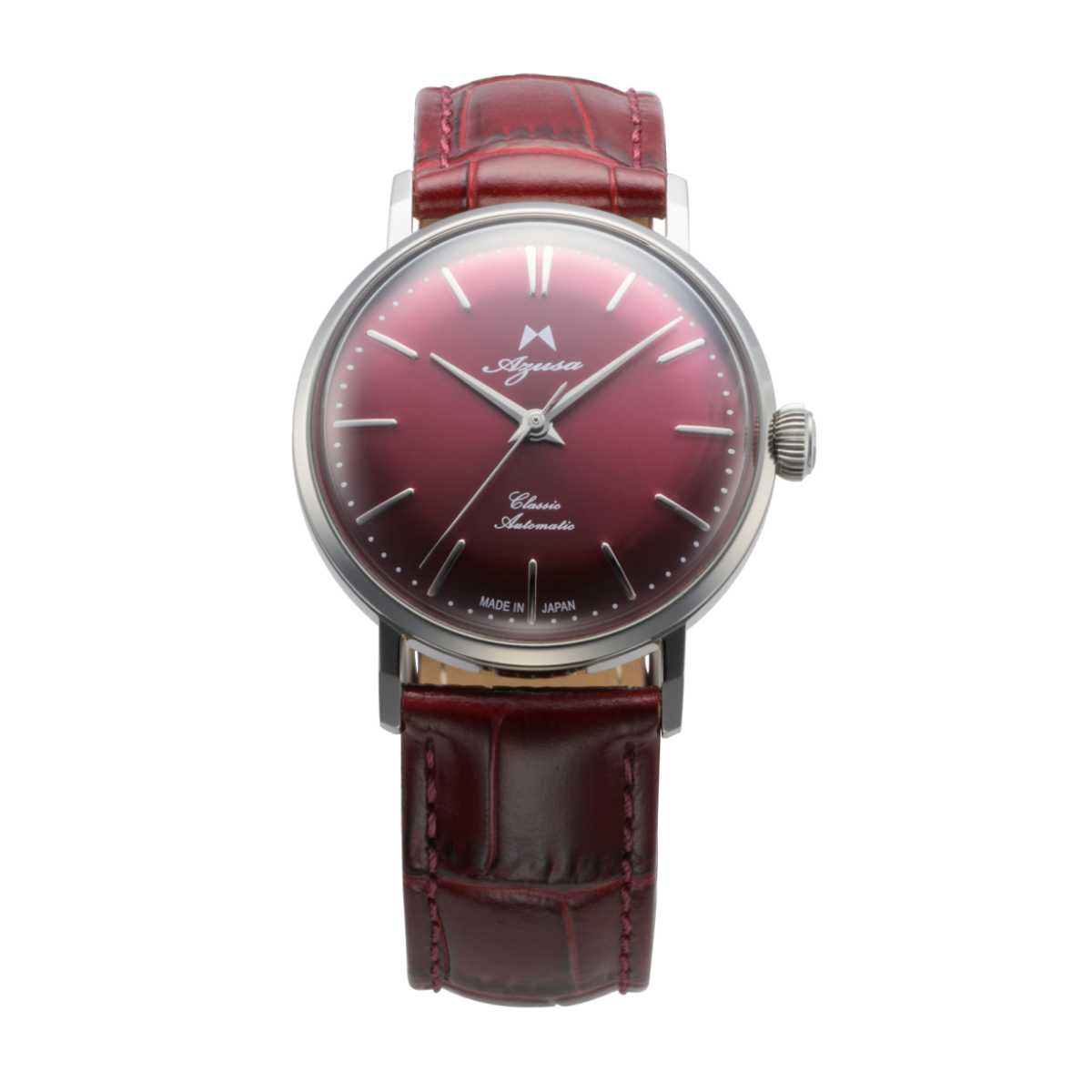 楽天市場】腕時計 アズサ クラシック Azusa CLASSIC II バーガンディー