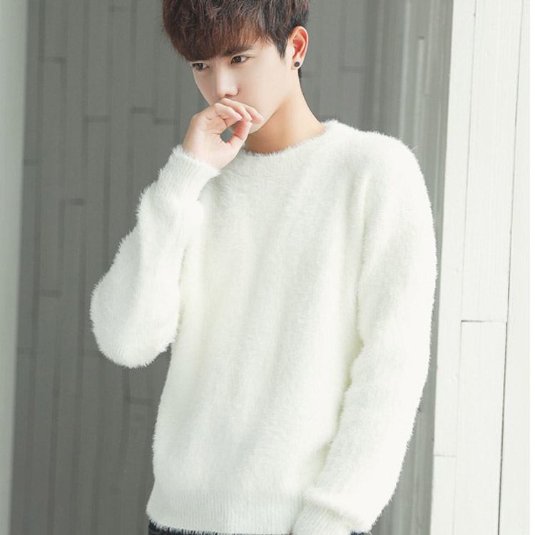 楽天市場】シャギー ニットセーター モヘア風 セーター メンズ モヘア