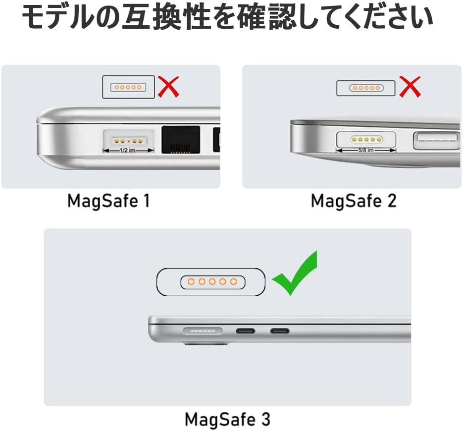 楽天市場】USB Type C Magsafe3 対応140W 充電アダプタ 磁気充電 T-Tip