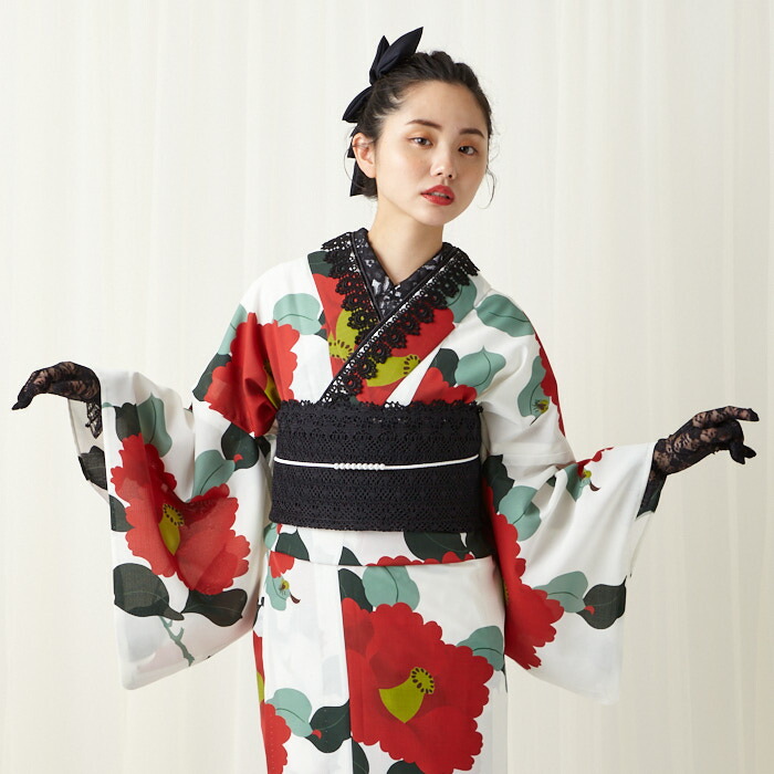 楽天市場】【WEB限定】レースへこ帯・パール帯締セット公式 ふりふ