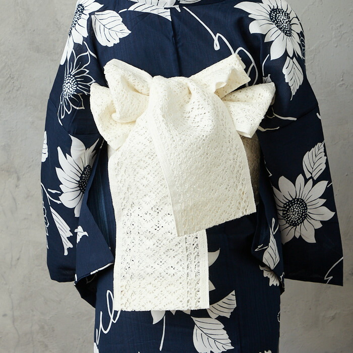 楽天市場】半巾帯「 レース編み半巾帯 」公式 ふりふ 浴衣帯 着物 帯