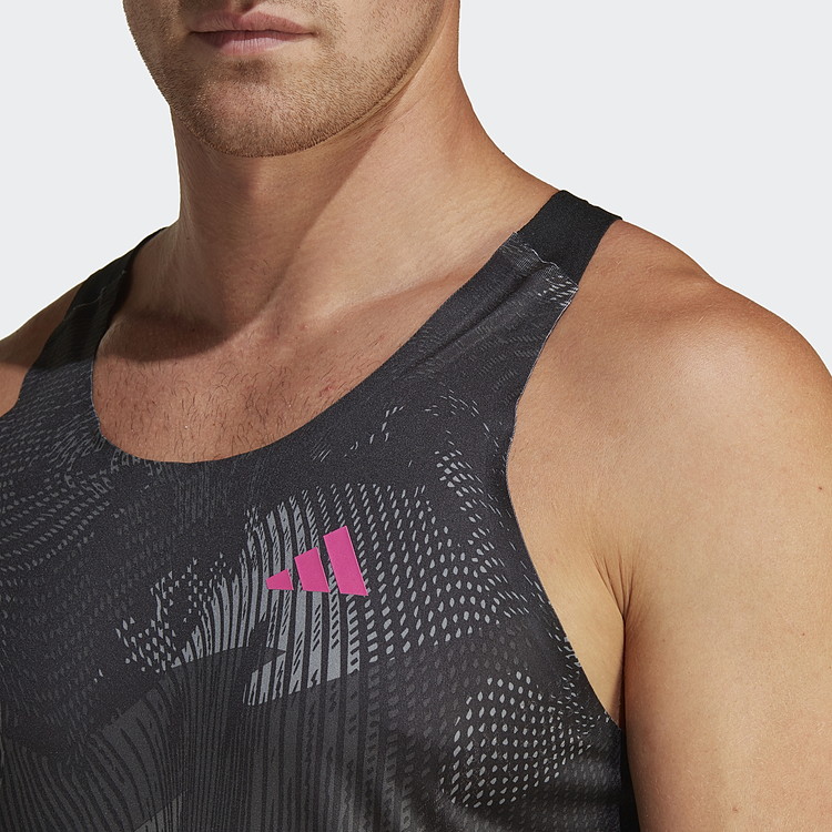 楽天市場】メール便送料無料 アディダス M ADIZERO SINGLET TF564