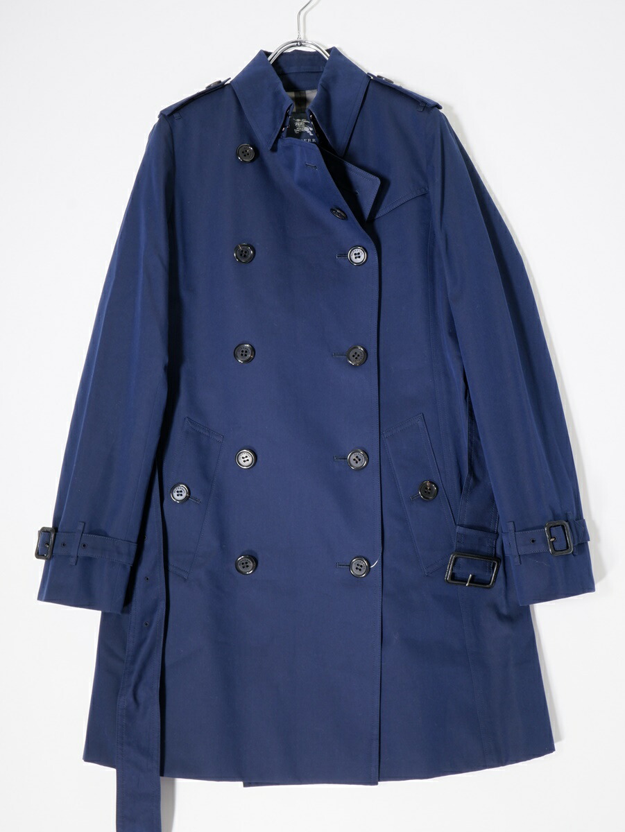楽天市場】バーバリー トレンチ ネイビー 中古の通販