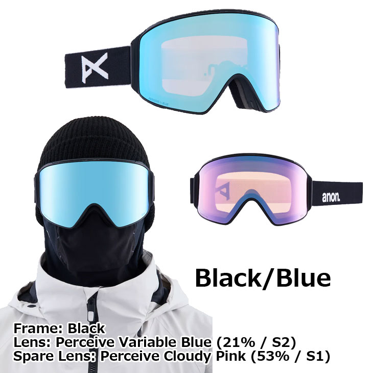 楽天市場】24-25 ANON アノン ゴーグル M4 Cylindrical Low Bridge+