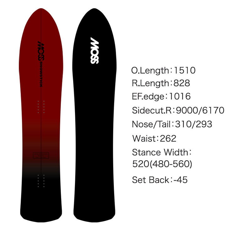 楽天市場】25-26 MOSS SNOWSTICK モス スノースティック スノーボード