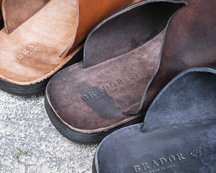 楽天市場】BRADOR ブラドール LEATHER SANDALS レザーサンダル
