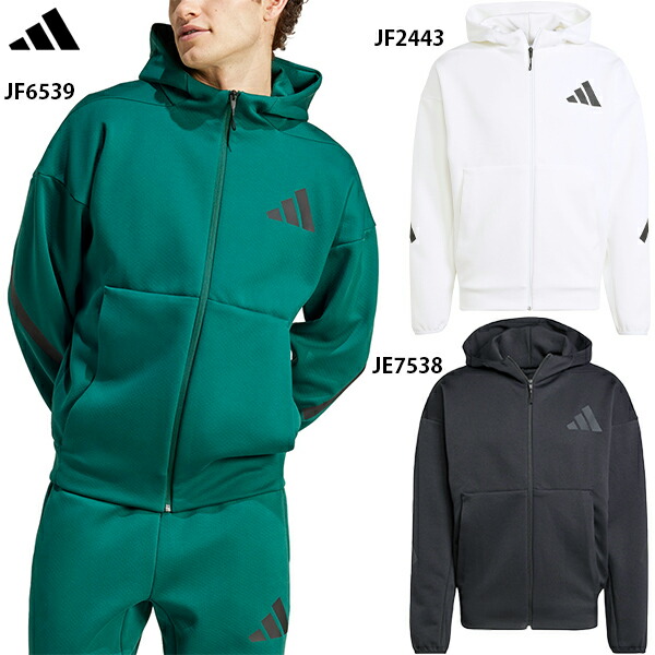 楽天市場】アディダス M ZNE FZ フーディ 大人用 スウェットパーカー
