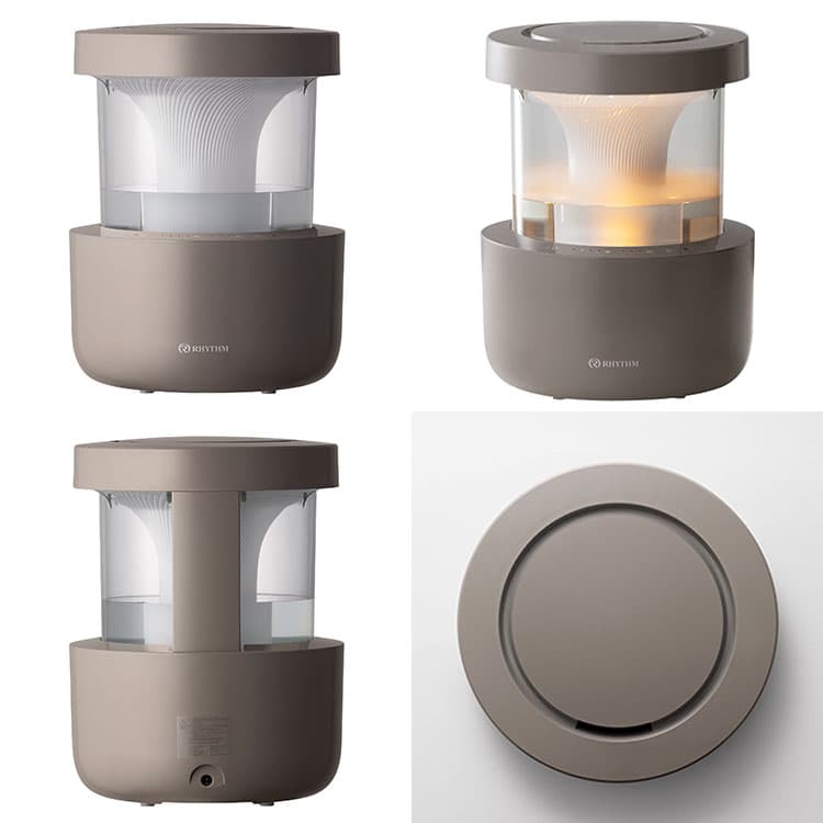 楽天市場】MIST350 超音波加湿器 RHYTHM リズム 4段階湿度調整 卓上 床
