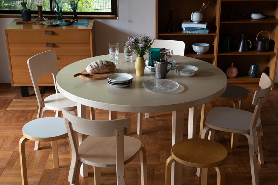 楽天市場】【即納】アアルト テーブル 円形（アルテック／Artek