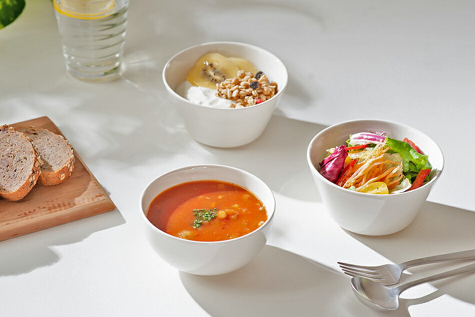 楽天市場】ティーマティーミ ボウル 0.33L ホワイト／ライスボウル