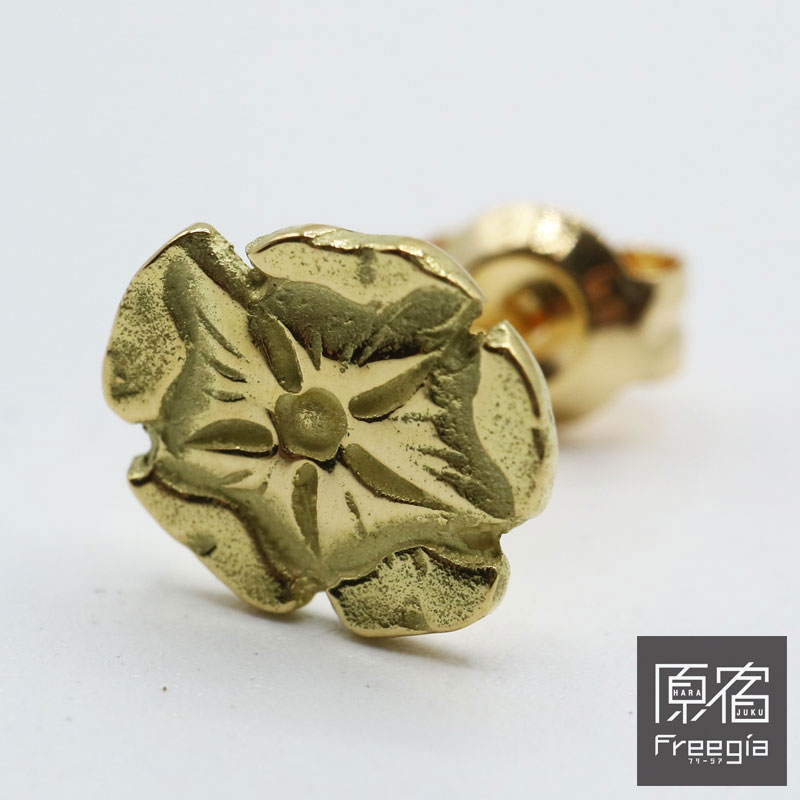 楽天市場】ゴローズ goro's 原宿フリージア 金ローズピアス・ローズ