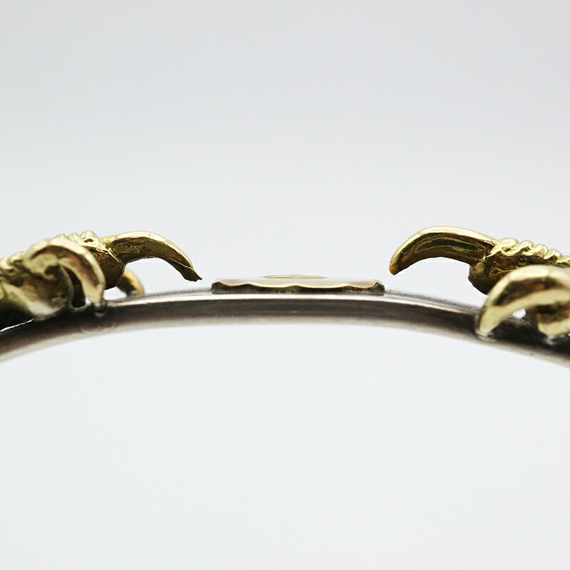 楽天市場】ゴローズ goro's 原宿フリージア 金ツメ付平打ちバングル