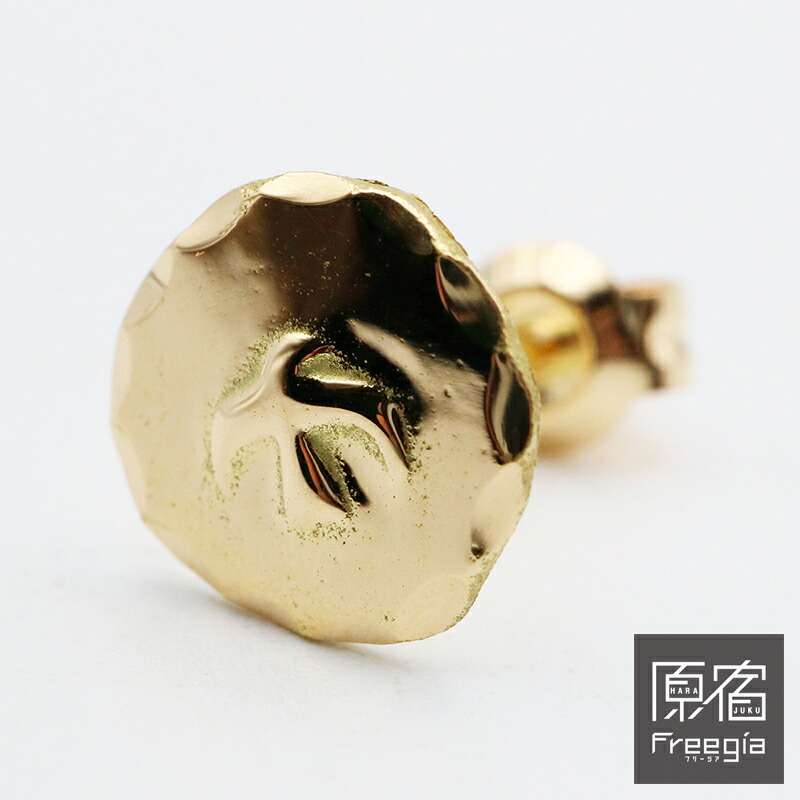 楽天市場】ゴローズ goro's 原宿フリージア 金メタルピアス [大] K18