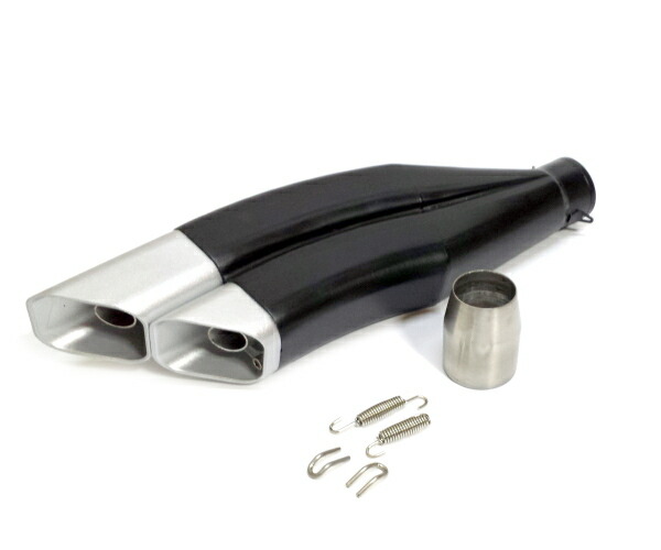 楽天市場】汎用スラッシュカットサイレンサー/スリップオンマフラー