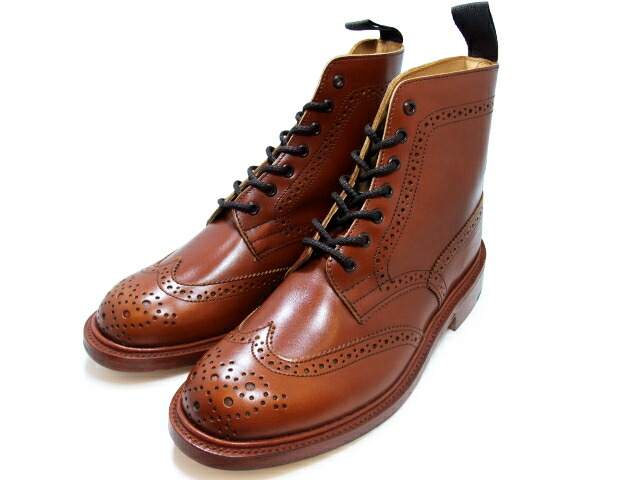 楽天市場】トリッカーズ レディース ウィングチップ カントリーブーツ