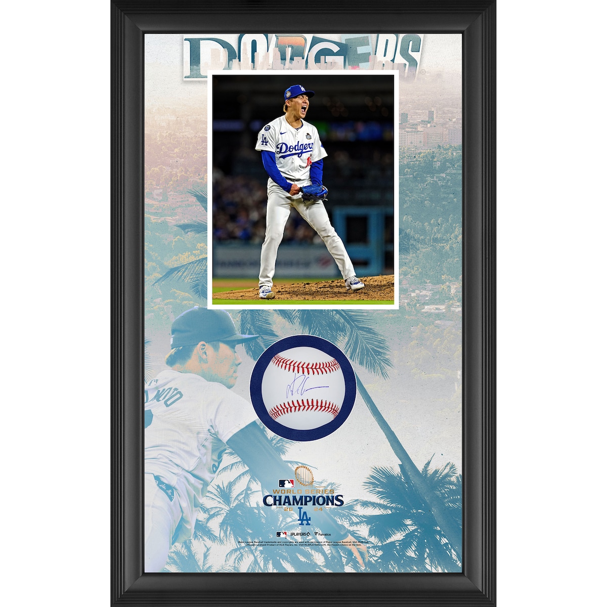 楽天市場】【MLB公式ホログラム付】MLB ドジャース 山本 由伸 直筆