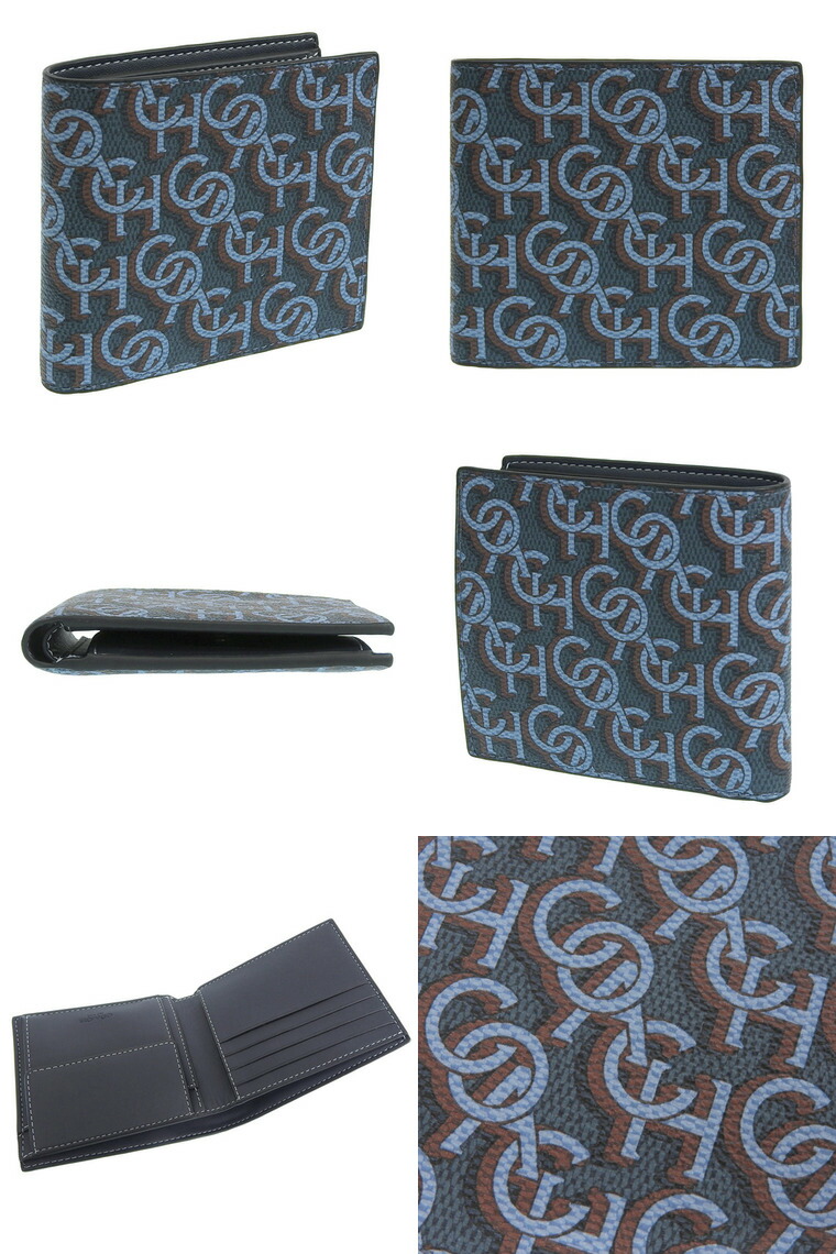 楽天市場】コーチ 財布 メンズ 二つ折り財布 アウトレット ブルー