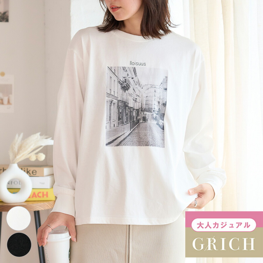 楽天市場】【スーパーSALE】フォトグラフィック ロングTシャツ フォト