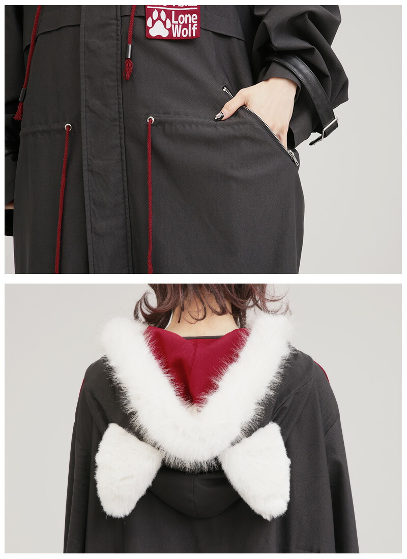 楽天市場】【最短即日出荷】コート風ウルフモッズジャケット|Creator