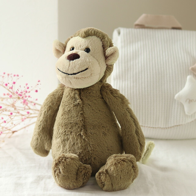 楽天市場】Jellycat Bashful Monkey ジェリーキャット バシュフル
