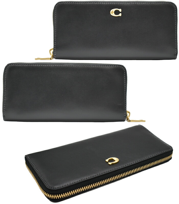 楽天市場】COACH コーチ ラウンドファスナー長財布 全3色 CH822 SLIM