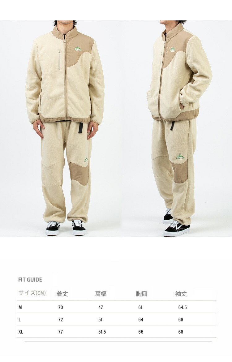 楽天市場】Dime ダイム フリース PLEIN-AIR POLAR FLEECE JACKET BEIGE