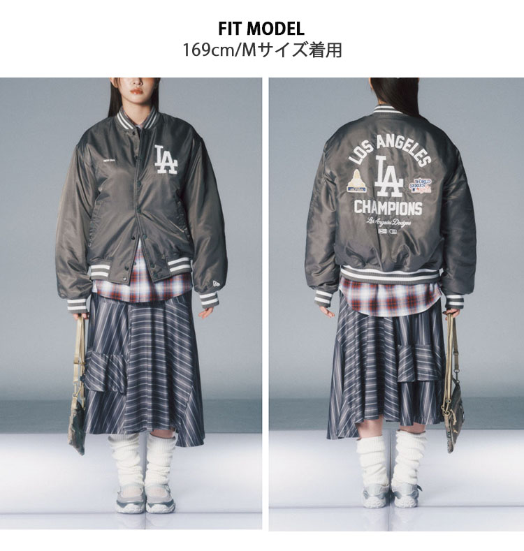 楽天市場】NEWERA ニューエラ スタジャン ブルゾン ナイロン AP MLB