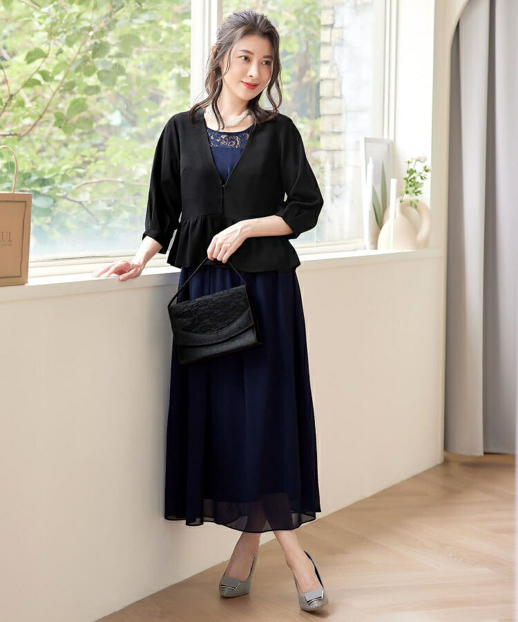 楽天市場】ジャケット ボレロ ショートジャケット ノーカラー