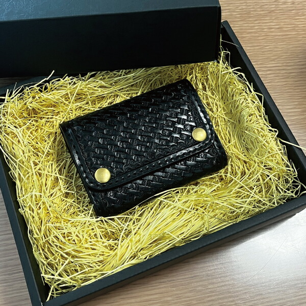 楽天市場】バスケット柄 ショートウォレット スタンピング アイアン