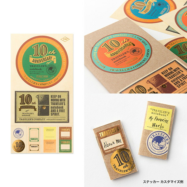 楽天市場】TRAVELER'S notebookトラベラーズノート ミニ10周年限定缶