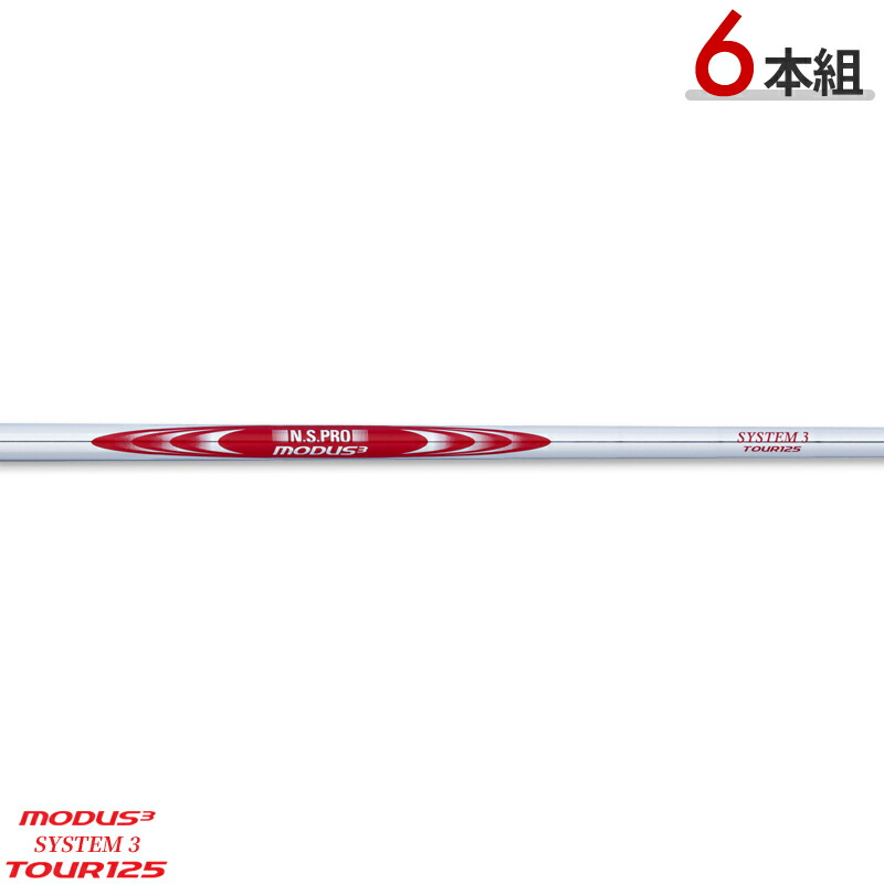 日本シャフト N.S.PRO MODUS3 SYSTEM3 TOUR 125 6本セット (ゴルフ