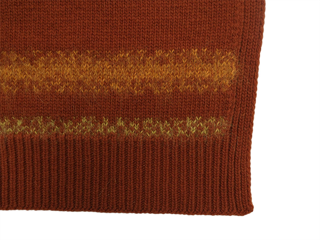 楽天市場】エルメス HERMES マフラー フェードストライプ オレンジ