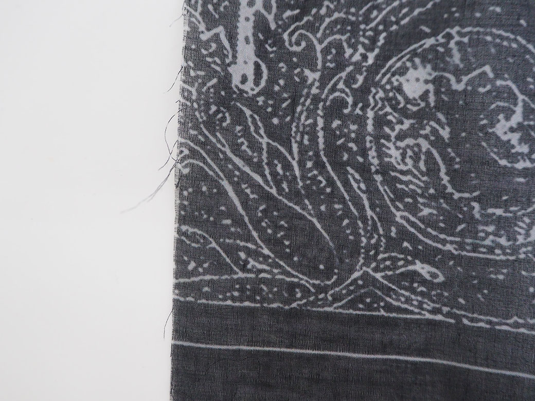 楽天市場】ヨウジヤマモト ストール ブラック グレー FH-L08-064