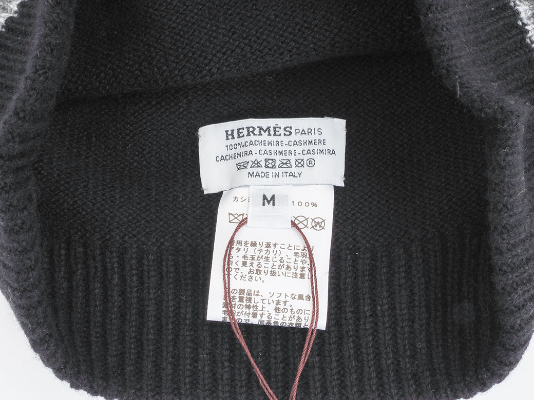 楽天市場】エルメス HERMES ニットキャップ 《ジェイコブ》 ブラック