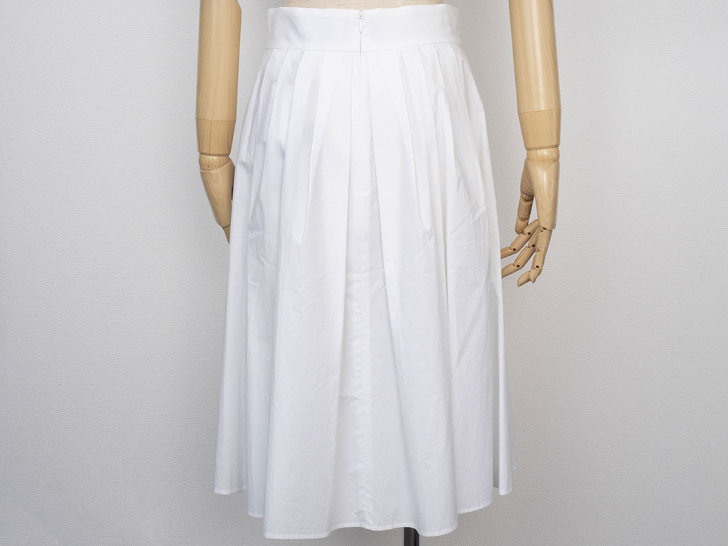 楽天市場】ポールカ フレアスカート 36(S位) 綿 ホワイト レディース