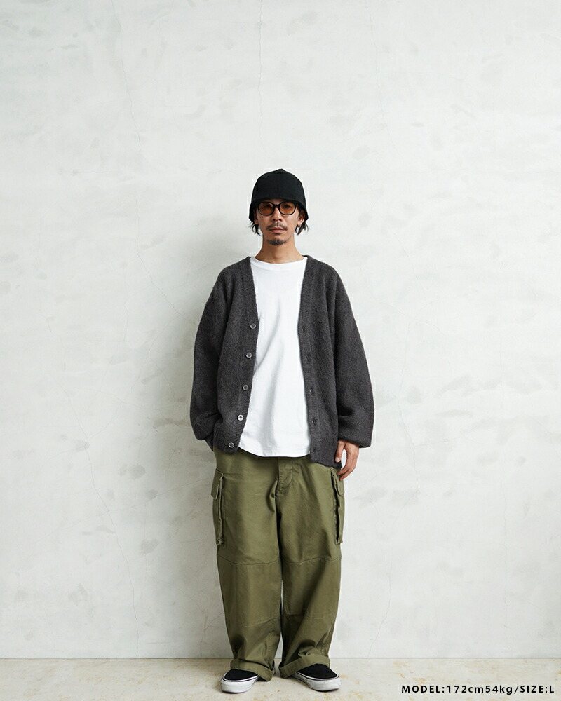 楽天市場】WAIPER.inc モヘアニット カーディガン SOLID【WP1072】【T