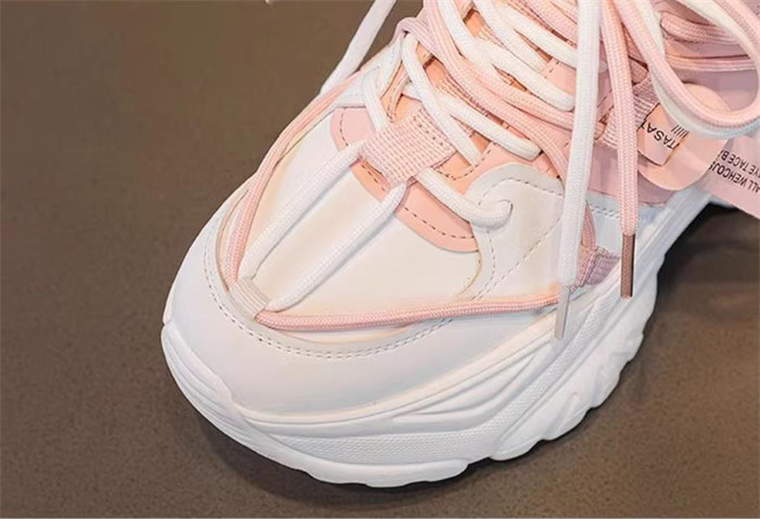楽天市場】6cmヒール レディース スニーカー ピンク ホワイト 涼しい
