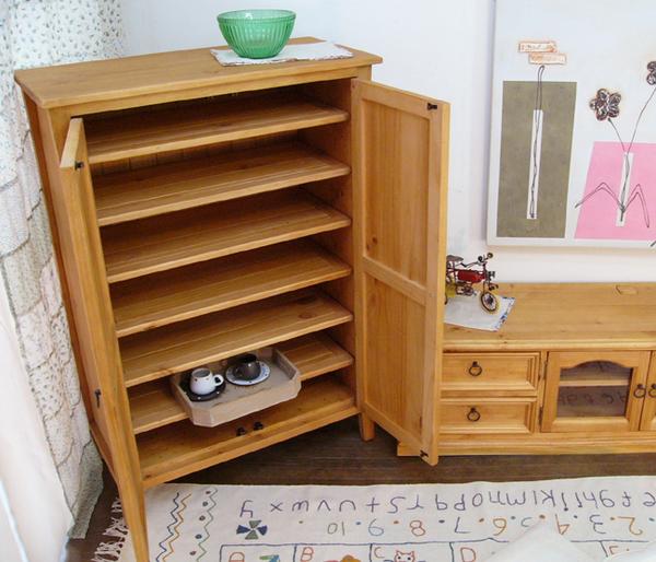 楽天市場】カントリーキャビネット 【カントリーパインキャビネット