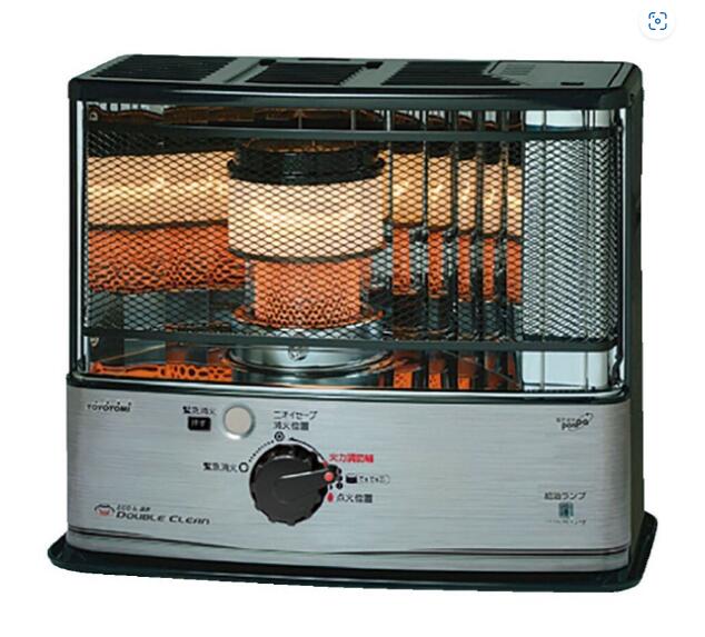楽天市場】トヨトミ 石油ストーブ NRC-W3622E2-SB シルバー ダブル