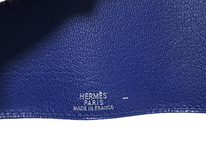 楽天市場】未使用 エルメス キーケース リザード ブルーサフィール 4連