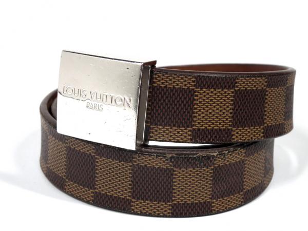 楽天市場】ルイヴィトン ベルト ダミエ M6803S シルバーバックル